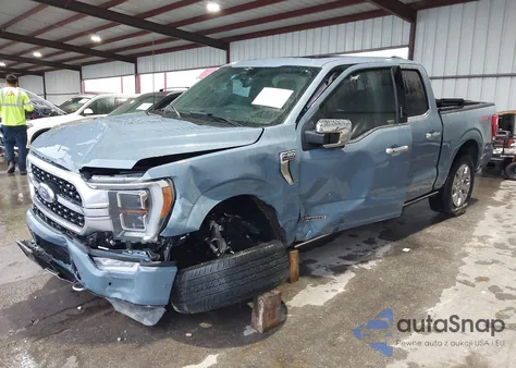 2023 Ford F-150 Platinum z USA, uszkodzony, nr VIN 1FTFW1ED2PFB87324